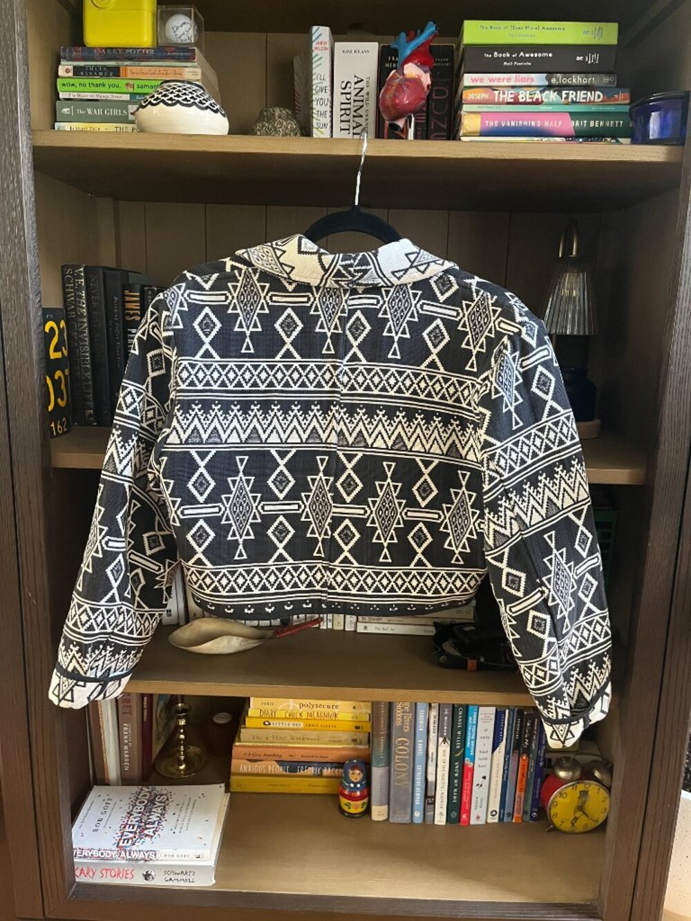 Reversible Aztec Cropped Jacket - Picture 3 of 5